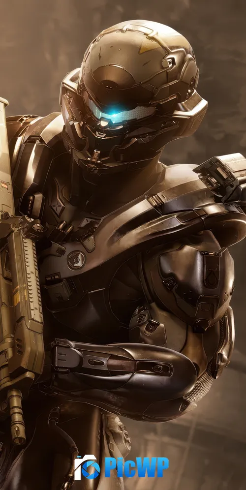 Locke Halo 5: Guardians 3K Mobile Wallpaper