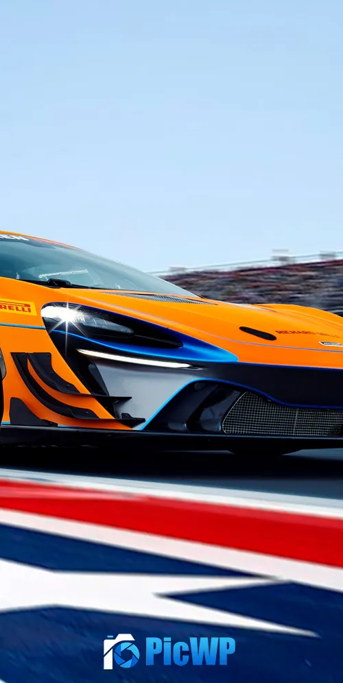 McLaren Artura GT4 Race track 3K Mobile Wallpaper