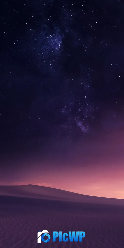 Desert Night sky 3K Mobile Wallpaper