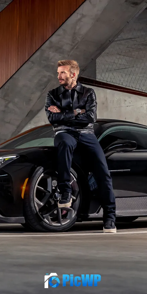 David Beckham Maserati MC20 Coupé 3K Mobile Wallpaper