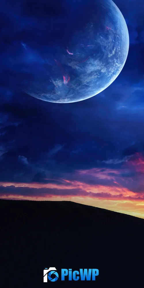 Dune Silhouette 3K Mobile Wallpaper