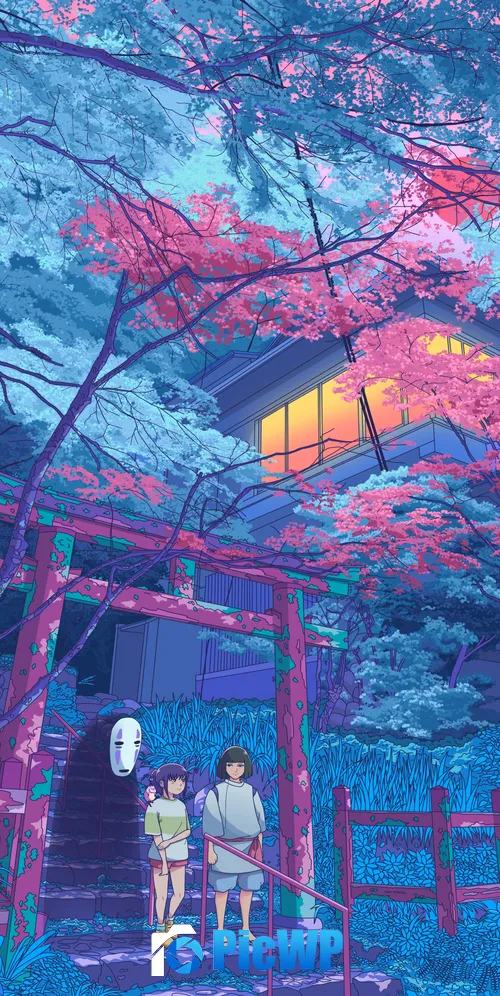 Spirited Away Fan Art 3K Mobile Wallpaper
