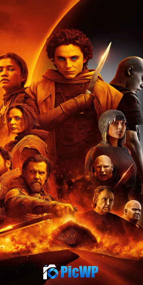 Dune: Part Two Movie poster 3K Mobile Wallpaper