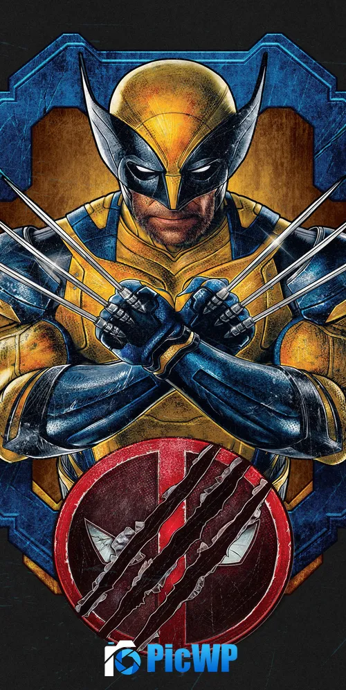 Wolverine Deadpool & Wolverine 3K Mobile Wallpaper