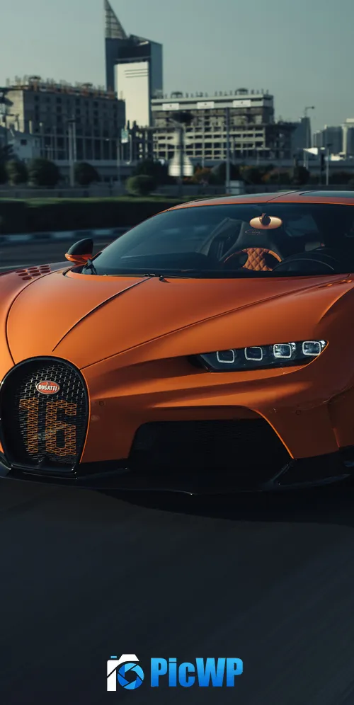 Bugatti Chiron Super Sport Custom 3K Mobile Wallpaper