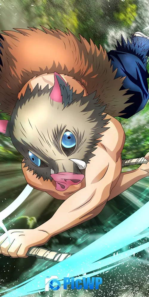 Inosuke Hashibira Dope 3K Mobile Wallpaper