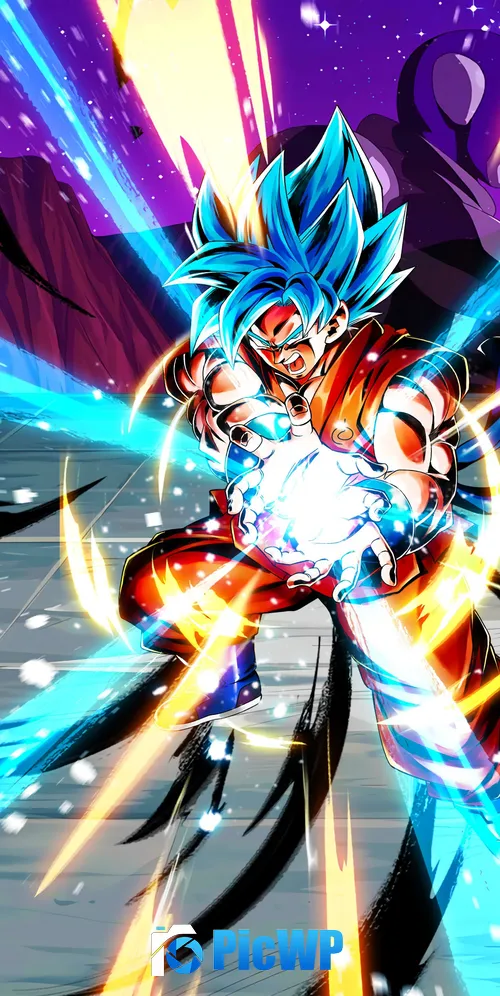 Super Saiyan God SS Goku Dragon Ball Legends 3K Mobile Wallpaper