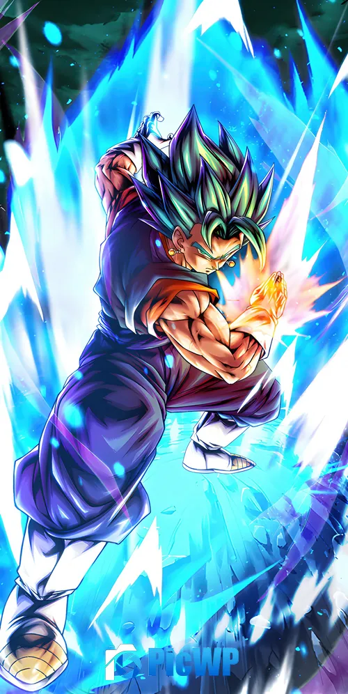 Super Saiyan God SS Vegito (Dragon Ball Legends) 3K Mobile Wallpaper