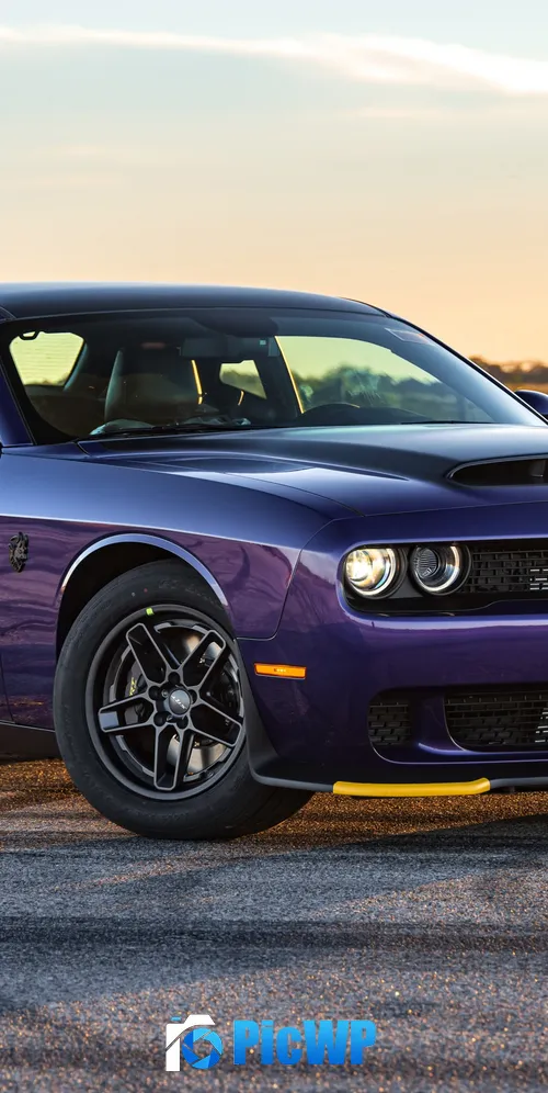 Hennessey Dodge Challenger SRT Demon 3K Mobile Wallpaper