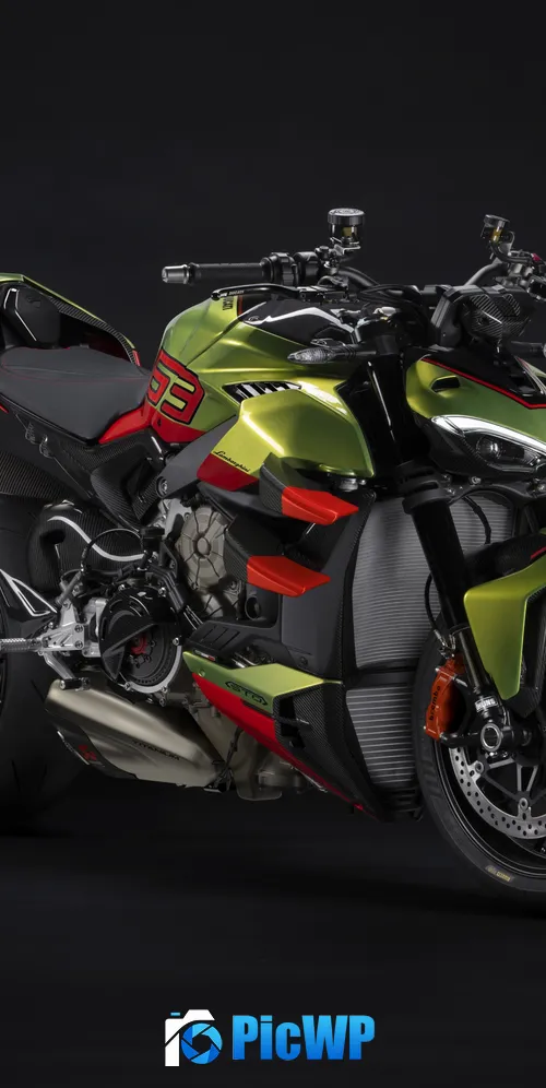 Ducati Streetfighter V4 Lamborghini 2024 3K Mobile Wallpaper