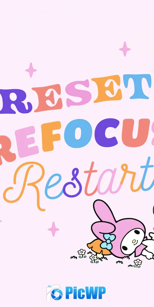 Reset Restart 3K Mobile Wallpaper