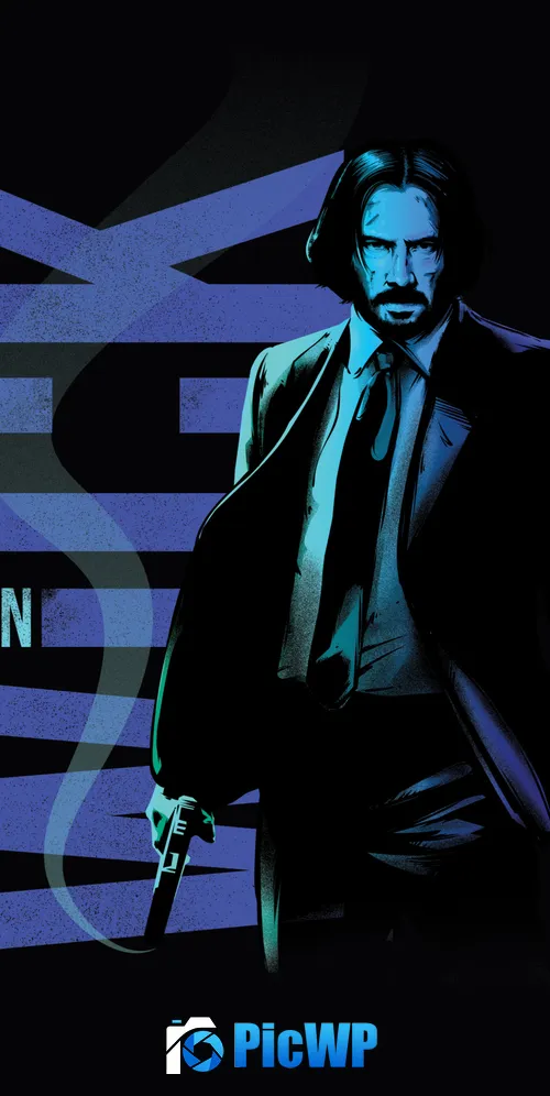 John Wick AMOLED 3K Mobile Wallpaper