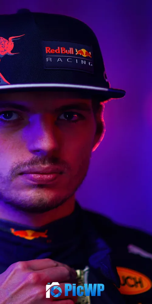 Max Verstappen Neon 3K Mobile Wallpaper