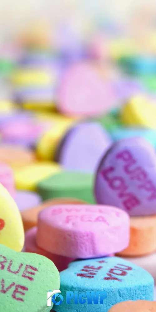 Valentine Sweethearts 3K Mobile Wallpaper