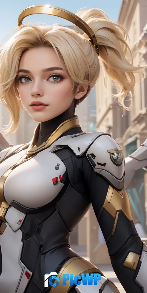 Mercy Artwork 3K Mobile Wallpaper