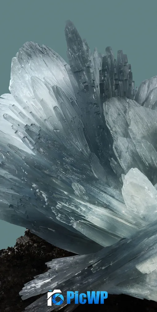 Fluorite Crystal Fractal 3K Mobile Wallpaper