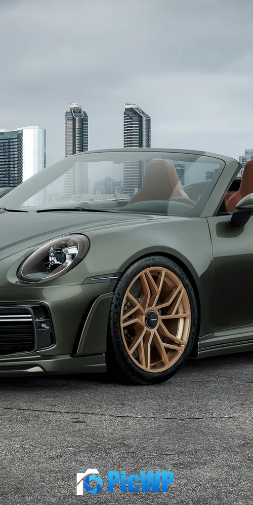 TechArt GTsport Cabrio Porsche 911 Turbo S 3K Mobile Wallpaper