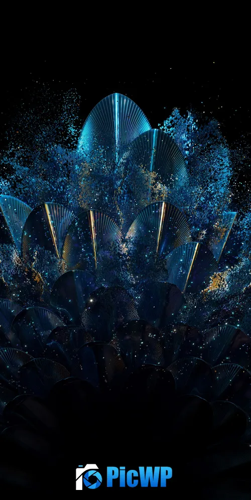 Vibrant Fold phone 3K Mobile Wallpaper