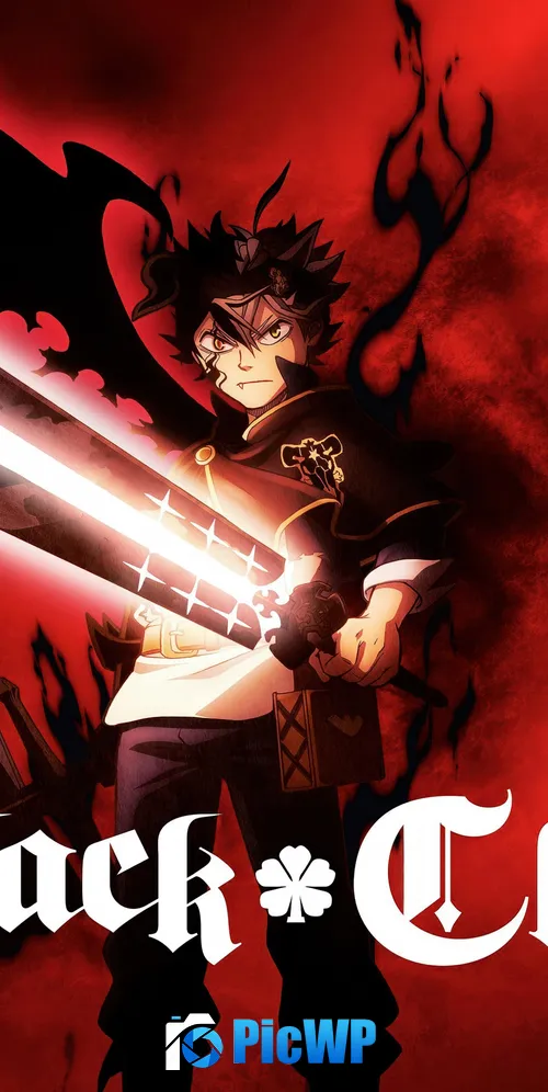 Black Clover Asta 3K Mobile Wallpaper