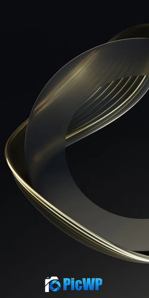 Dark abstract Circle 3K Mobile Wallpaper