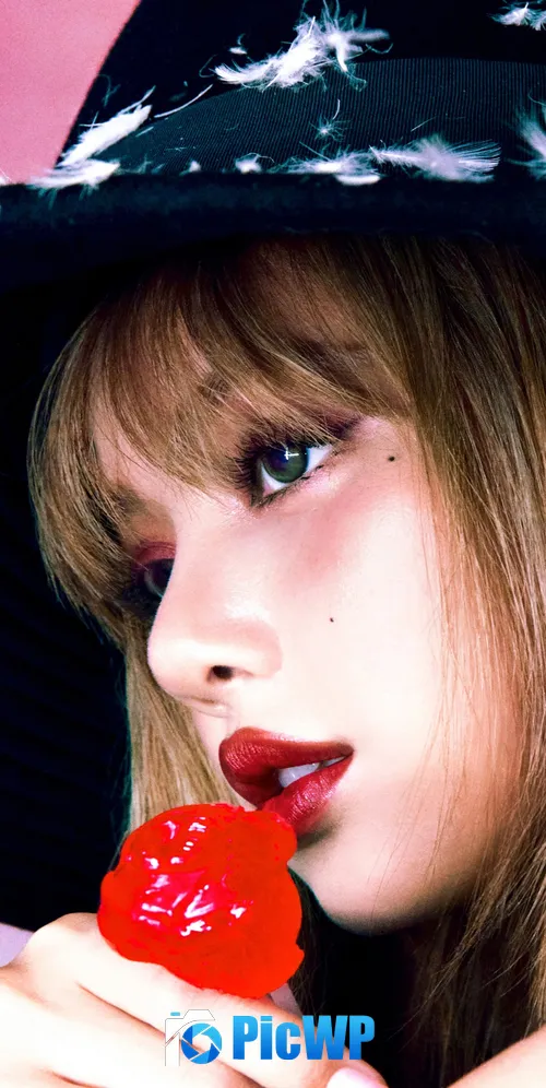 Lisa Lipstick 3K Mobile Wallpaper