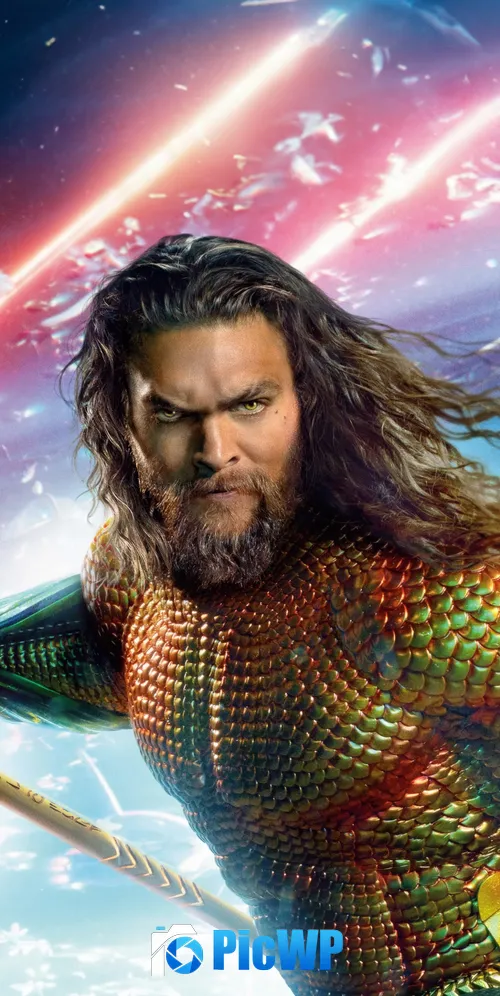 Jason Momoa Arthur Curry Aquaman and the Lost Kingdom 3K Mobile Wallpaper