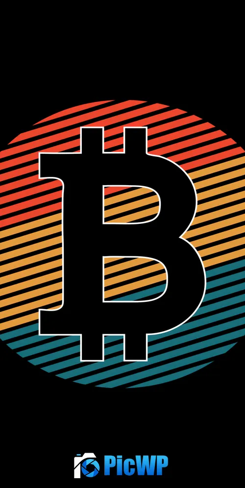 Bitcoin Logo 3K Mobile Wallpaper