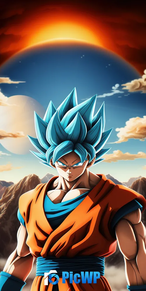 Goku SSJ Blue Dragon Ball 3K Mobile Wallpaper