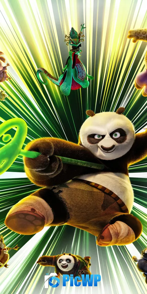 Kung Fu Panda 4 2024 Movies 3K Mobile Wallpaper