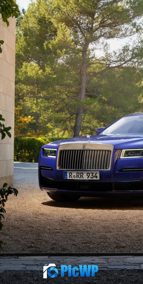 Rolls-Royce Ghost Purple 3K Mobile Wallpaper