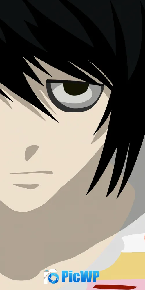 L Lawliet Death Note 3K Mobile Wallpaper