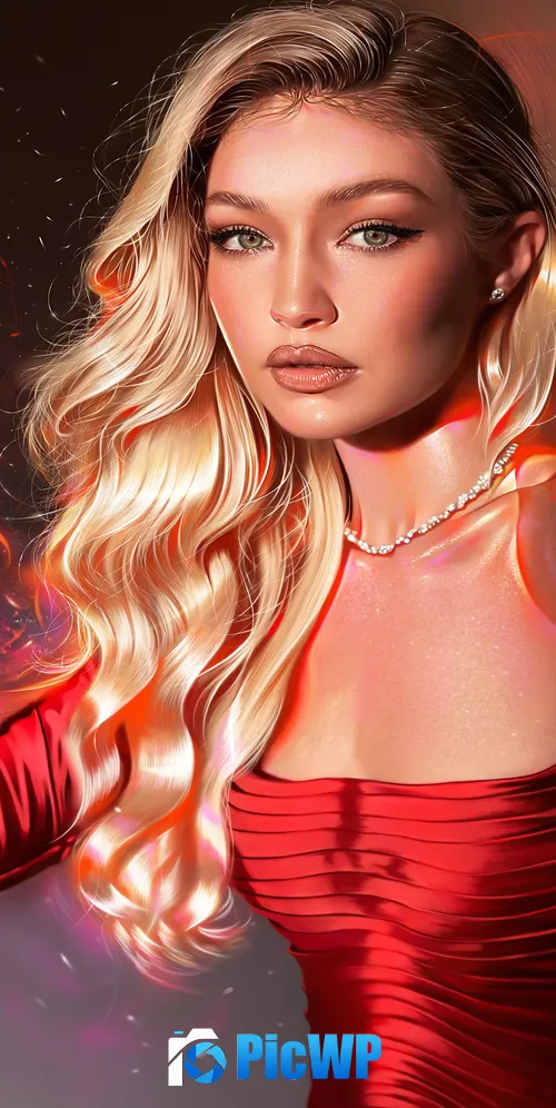 Gigi Hadid Beautiful model 3K Mobile Wallpaper