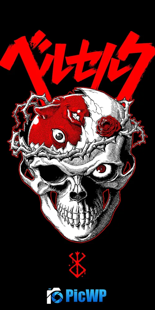 Skull Knight Berserk 3K Mobile Wallpaper