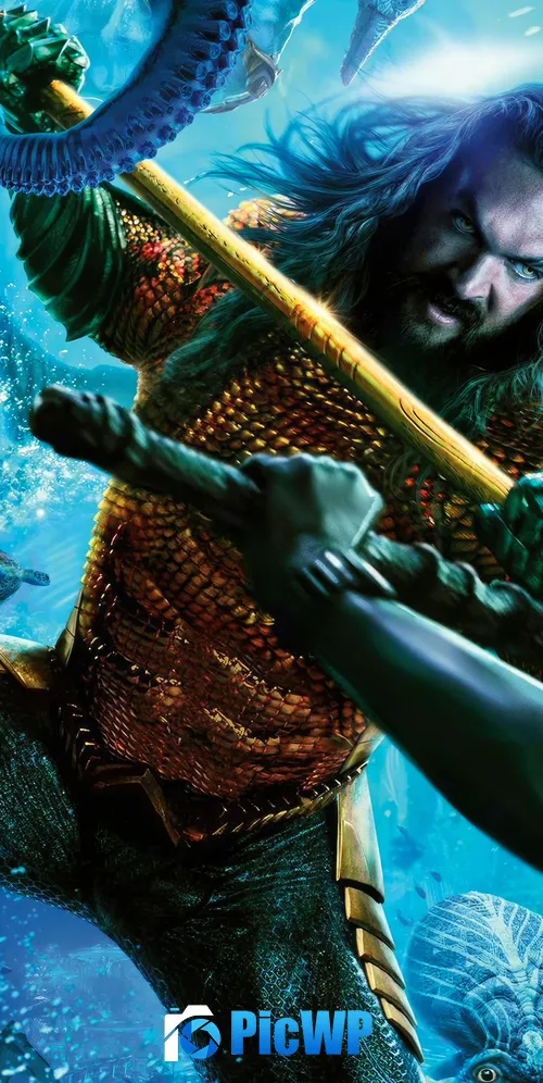 Aquaman and the Lost Kingdom Black Manta 3K Mobile Wallpaper
