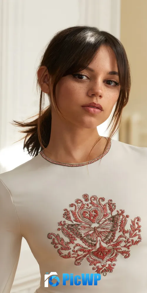 Jenna Ortega Harper's Bazaar 3K Mobile Wallpaper