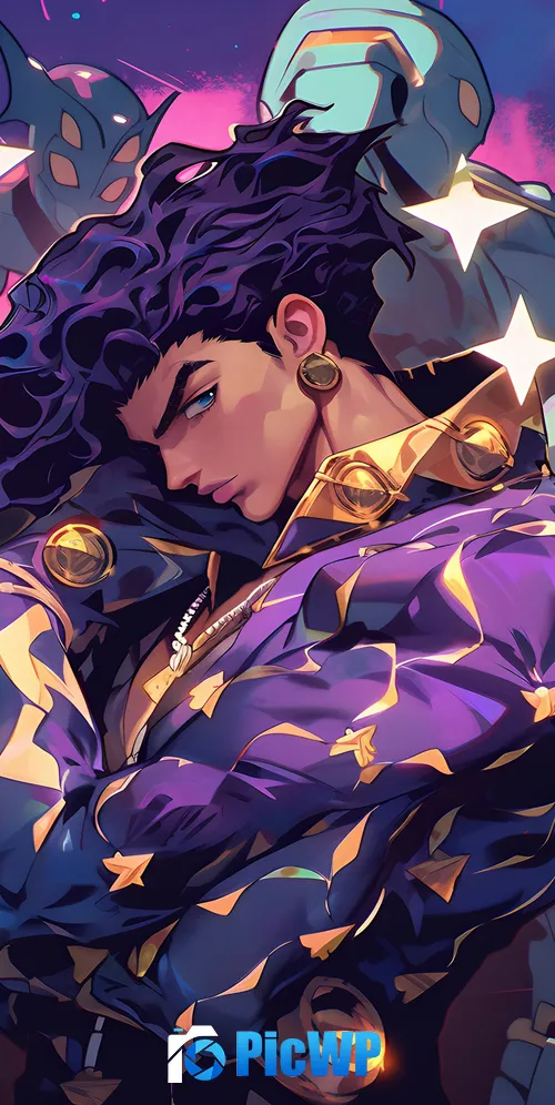Jotaro Kujo Artwork 3K Mobile Wallpaper