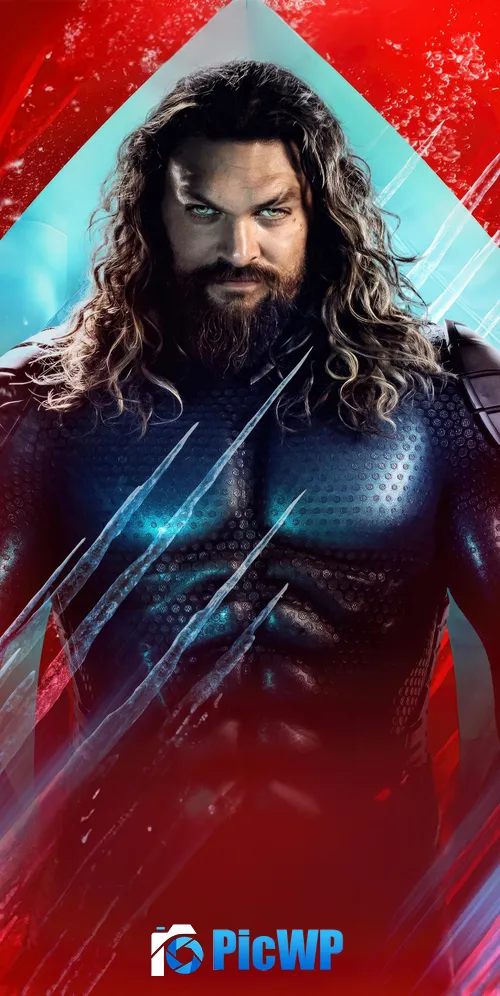 Momoa as Arthur Curry in Aquaman and the Lost Kingdom 3K Mobile Wallpaper
