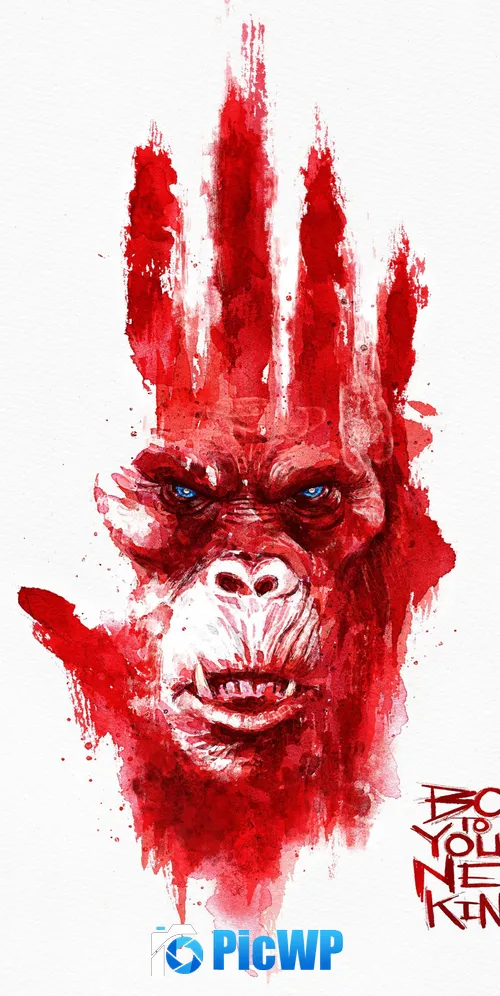 Skar King Godzilla x Kong: The New Empire 3K Mobile Wallpaper