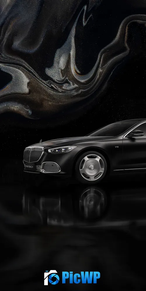 Mercedes-Maybach S 680 4MATIC Black cars 3K Mobile Wallpaper