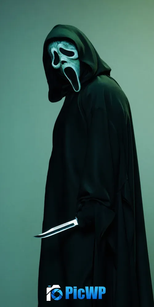 Ghostface Scream 3K Mobile Wallpaper