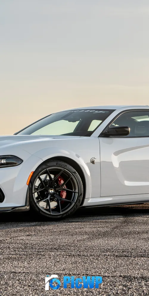 Dodge Charger Hellcat Hennessey 3K Mobile Wallpaper