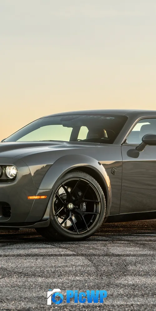 Dodge Challenger SRT Hellcat Hennessey 3K Mobile Wallpaper