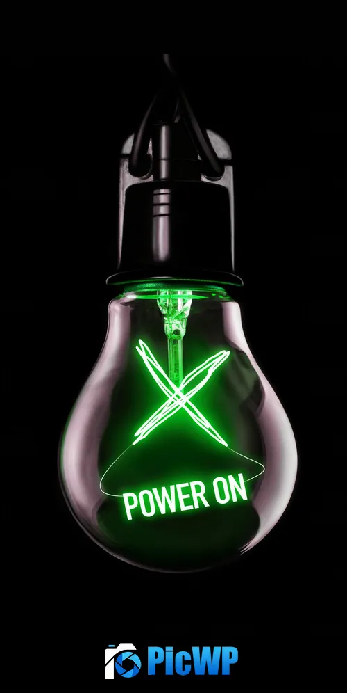 Xbox Neon sign 3K Mobile Wallpaper