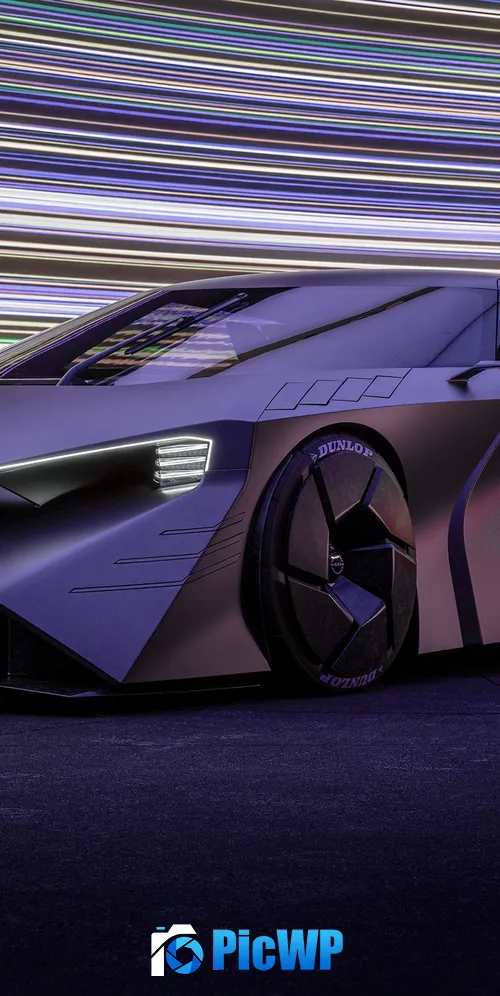 Futuristic Nissan Hyper Force EV Concept 3K Mobile Wallpaper