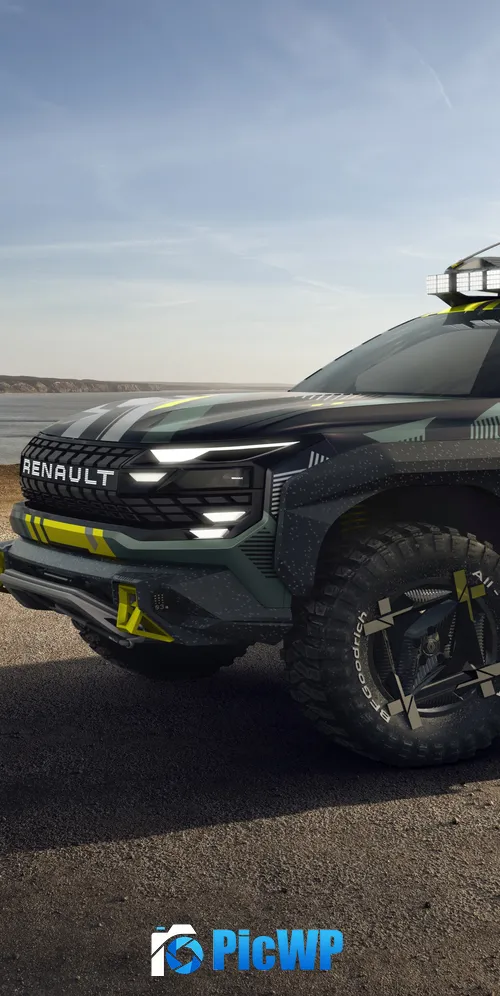 Renault Niagara Concept Pickup truck 3K Mobile Wallpaper
