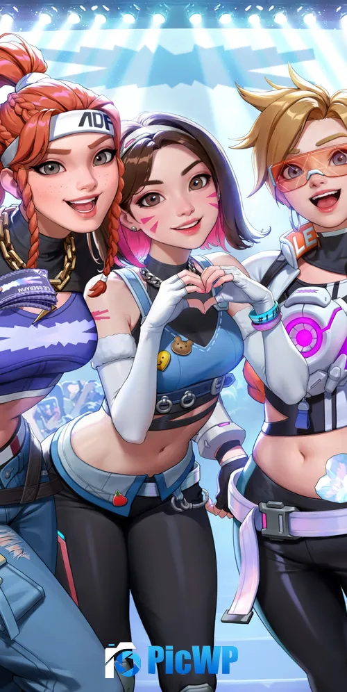 Overwatch 2 Le Sserafim 3K Mobile Wallpaper
