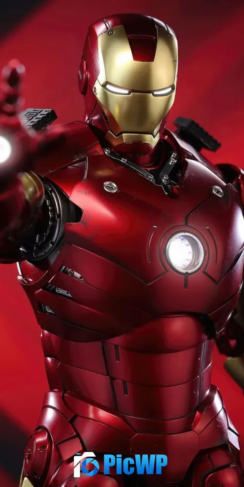 Iron Man Action figure 3K Mobile Wallpaper