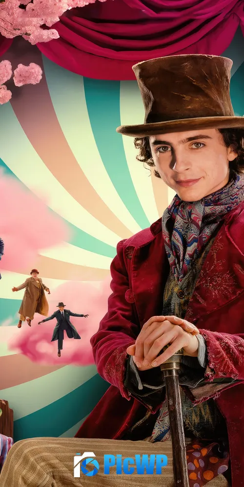 Wonka Movie poster 3K Mobile Wallpaper