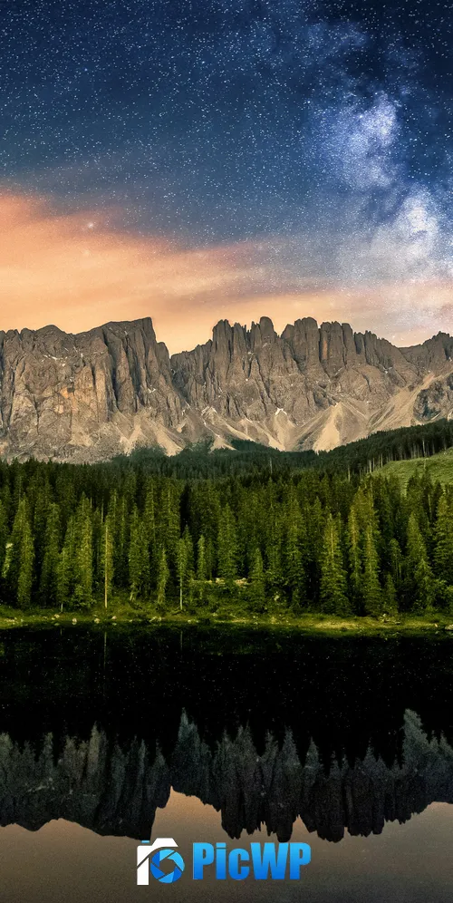 Karersee Lake 3K Mobile Wallpaper