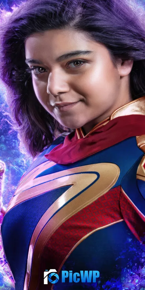 Iman Vellani as Kamala Khan The Marvels 3K Mobile Wallpaper
